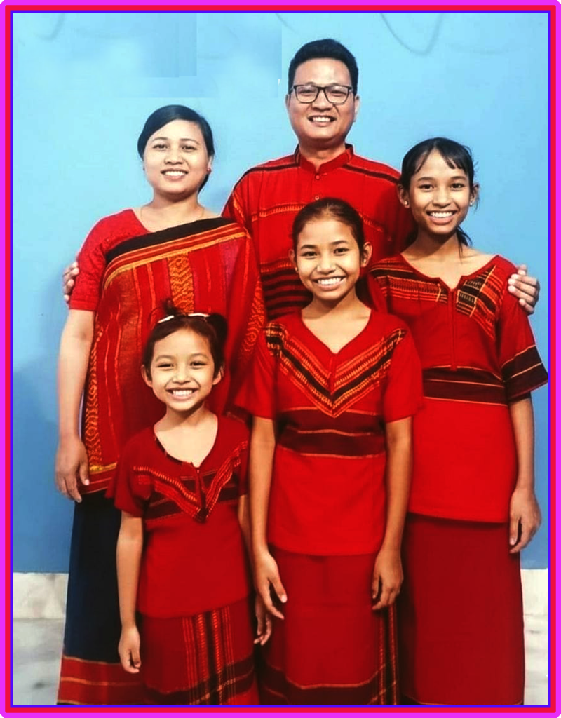 BCBT family members wearing traditional clothing